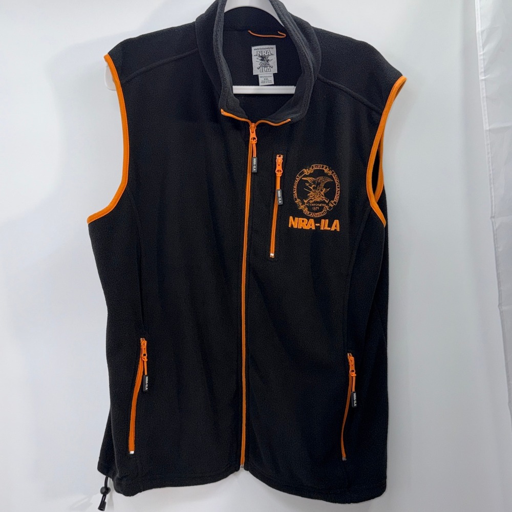 NRA-ILA‎ Mens XXL VTG Fleece Vest Gorpcore Tactical Outdoor Utility Streetwear